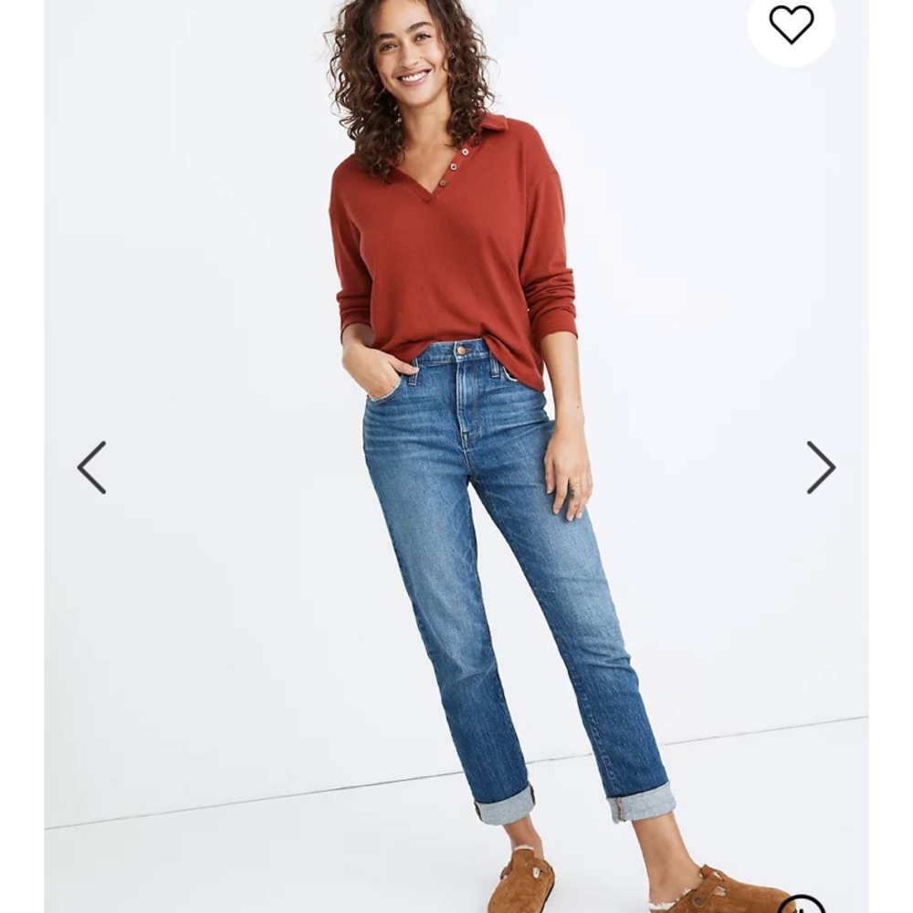 Madewell high-rise slim boyjean 29 tall